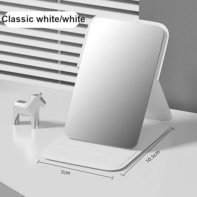 Gentle Welcome Portable Makeup Mirror Travel Foldable Handheld-3