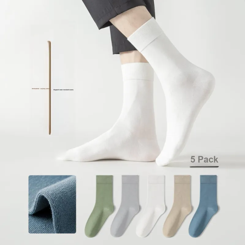 FIRS Mid Calf Socks Men's 5 Pack-17