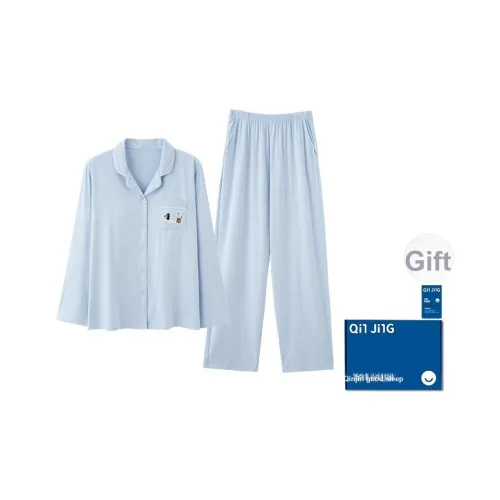 Qin Jing Пижамный комплект женский синий