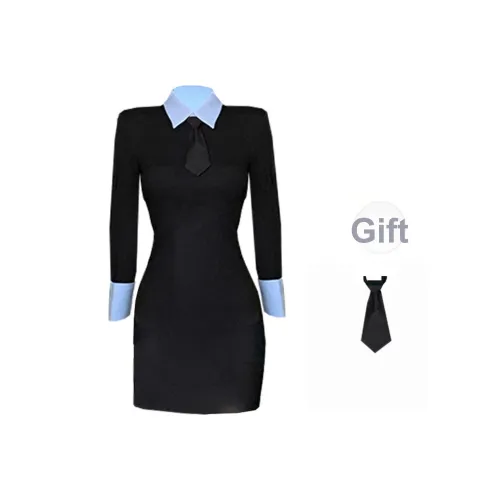 CPAURA Длинное платье с длинными рукавами женское