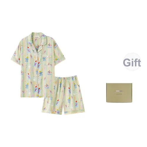 Wabi Town Pajama Подарочная коробка Женские Светло-зеленый