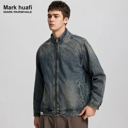 FAIRWHALE Denim Jacket Unisex Blue FAIRWHALE Деним Куртка Унисекс Синий