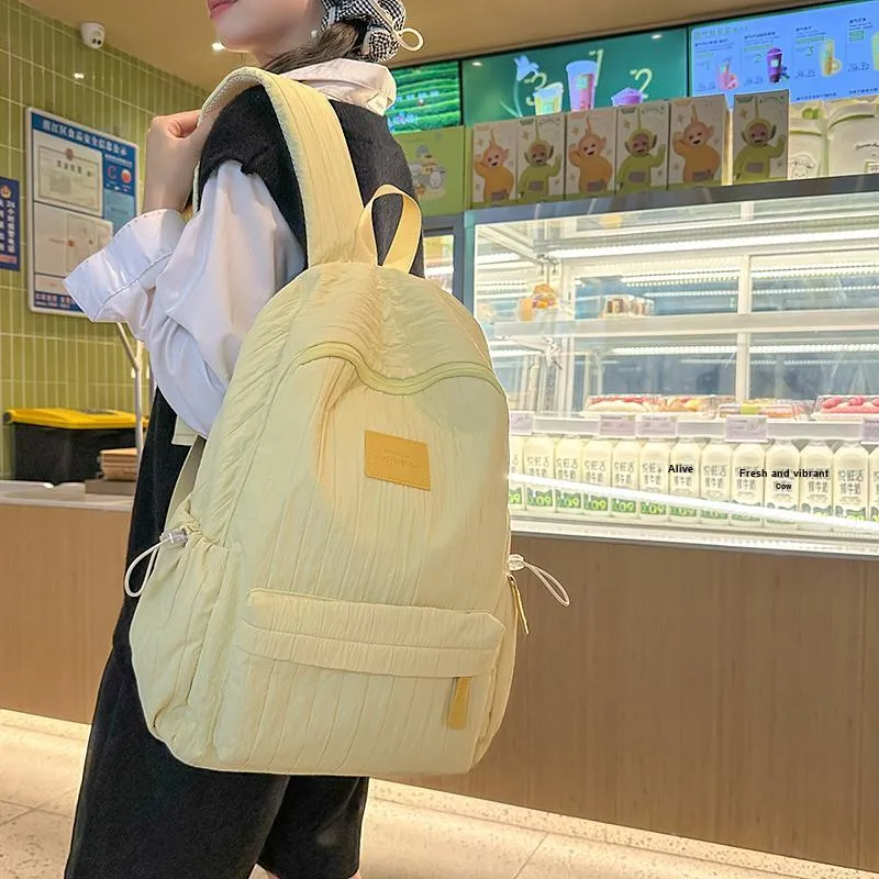 Vack Nylon Backpack Unisex Multicolor-13