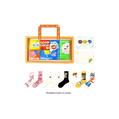 JKN FESTIVAL Модные носки Ограниченная серия 8 шт Унисекс Носки до колена