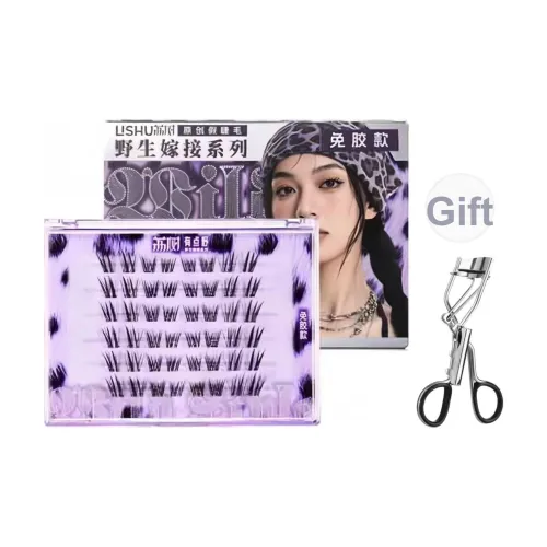 LISHU Клей Бесплатно Дикий Накладные ресницы Натуральный 3D Клейовые Кудрявый Hold Длинный Долговечный Слип-он Трилогия