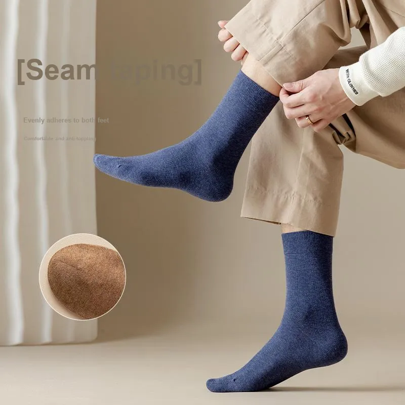 Lan Miao Mid Calf Socks Men's 5 Pack-11