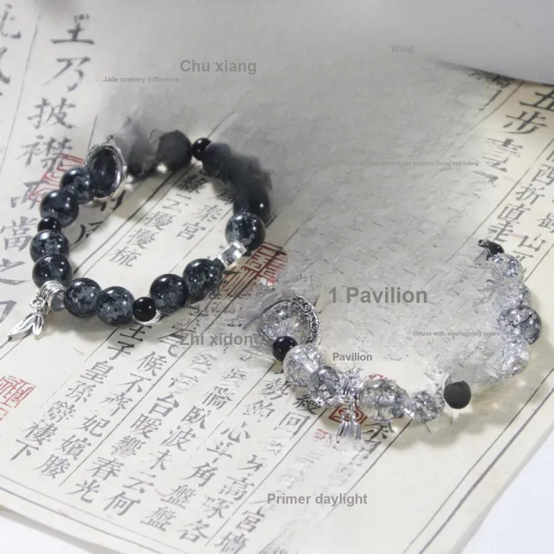 MEOBURLIY Colored Glaze Bracelets Unisex-6