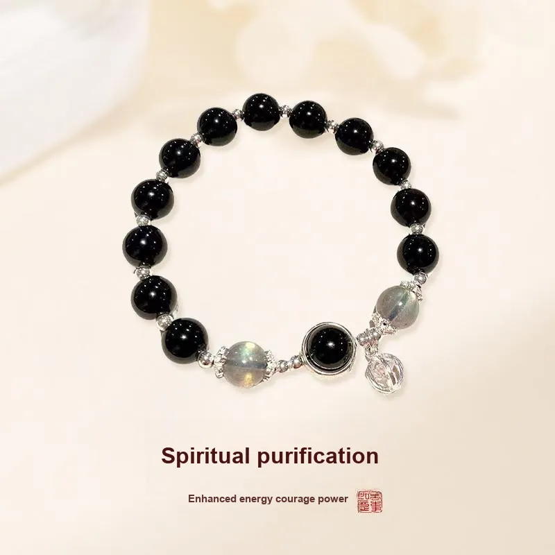 VIVIWELL Obsidian Bracelets Unisex-1