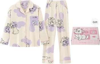 Gongdie x Disney Pajama Set Women's Apricot, Gift Box Set