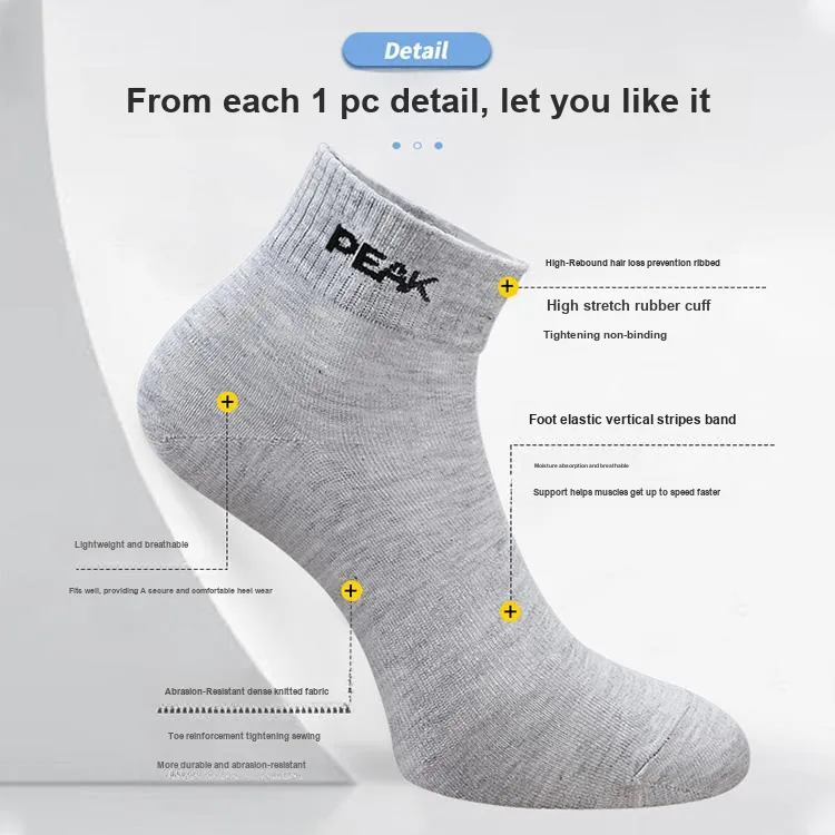 PEAK Men Soccer Socks-13