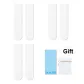 [Calf Socks 40cm]3 Pack White (Save 40 Yuan As A Set) Comes with Washing Bag