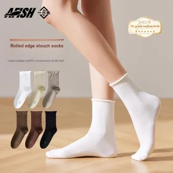 AFISH Mid-Calf Socks Women's Shopping Bag 5 Pack