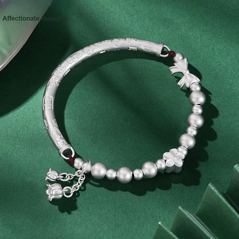 Sentimentality 9999 Fine Silver Bangles Women's-2