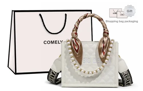 COMELY Crossbody Bags White Small Size