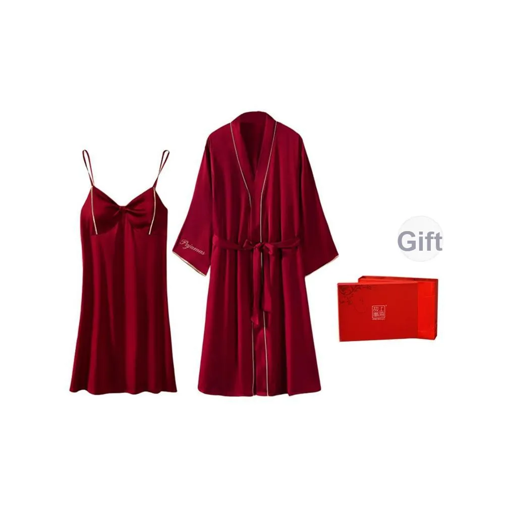 Shanghai Story Pajama Set Women's Gift Box Set Red