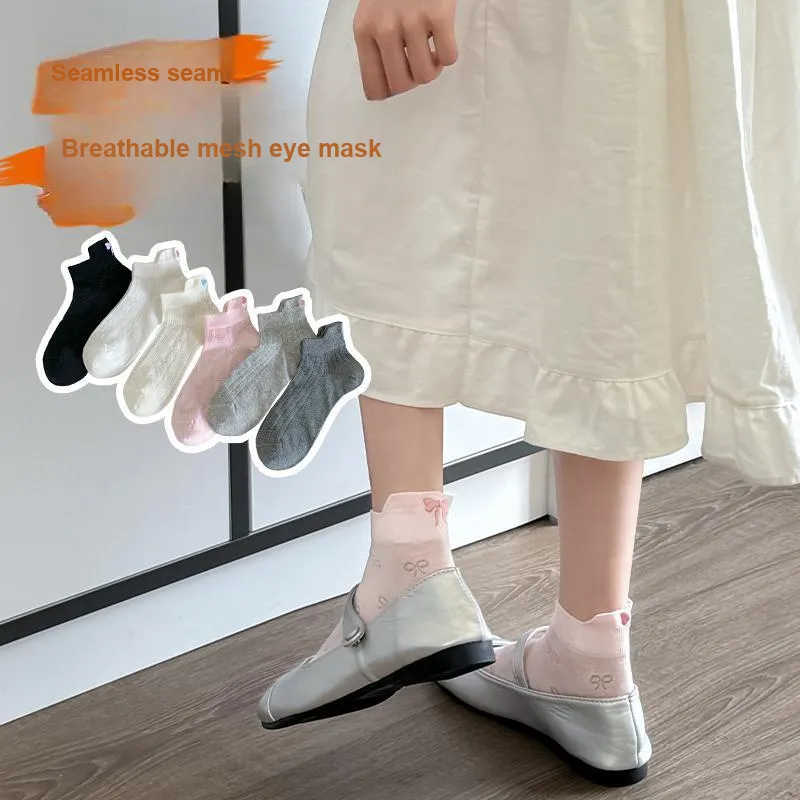 XIA.WA.ZHI.XIU Ankle Socks Women's Box 5 Pack-28