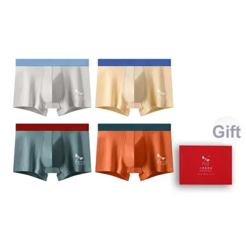 RED DRAGONFLY Хлопок Трусы Мужские Коробка 4 Пачки