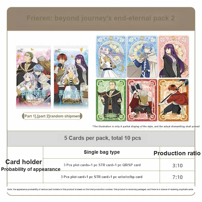 KAYOU Frieren Eternal Bag Vol.1 IP/Anime Cards 2 Pack/Full Box 10 Pack-1
