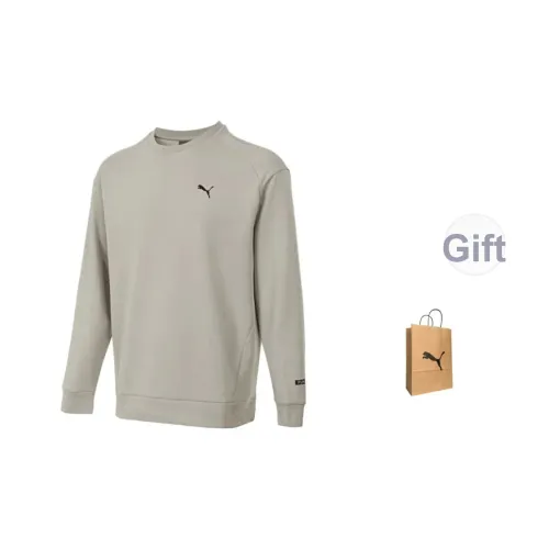 PUMA Толстовка Мужская Серого цвета Сумка для покупок включена