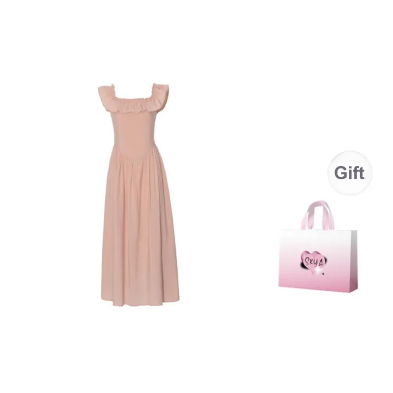 KUNZHUDAXIANG Short Sleeved Dress Women's-11
