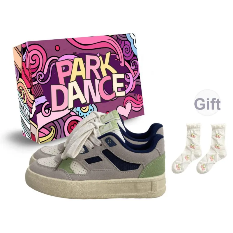 PARK DANCE Low Top Skateboard Shoes Women's-15