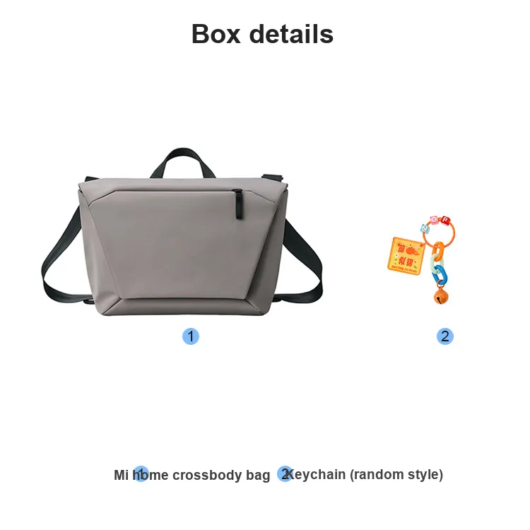MI Polyester Crossbody Bag Unisex-1