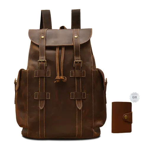 Simple & Nature Backpacks Dark Brown