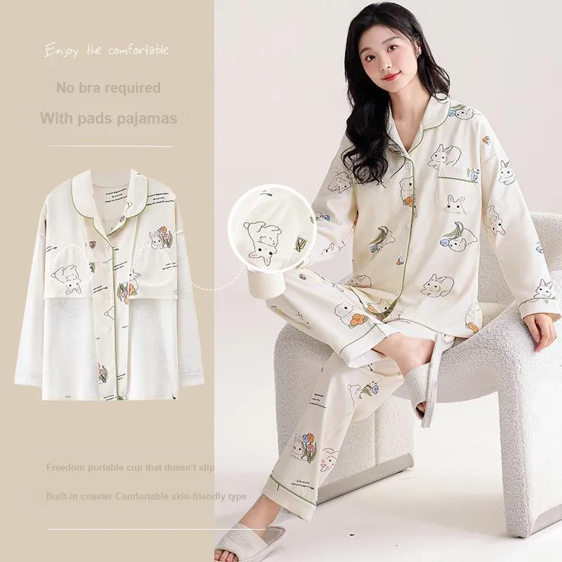 Pretty Lady Pajama Set Women's Ecru-3