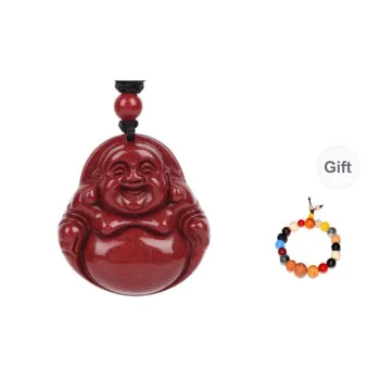 MUGONGZI Cinnabar Jade Necklaces Unisex