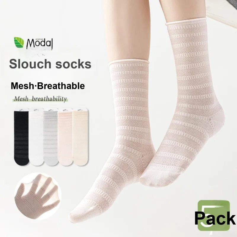 AUGUST Mid Calf Socks Women's 5 Pack-1