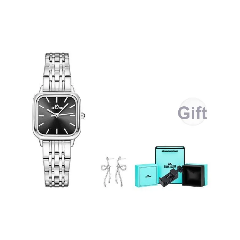 LIBER AEDON Кварцевый механизм синий циферблат женские часы коробка признания в любви