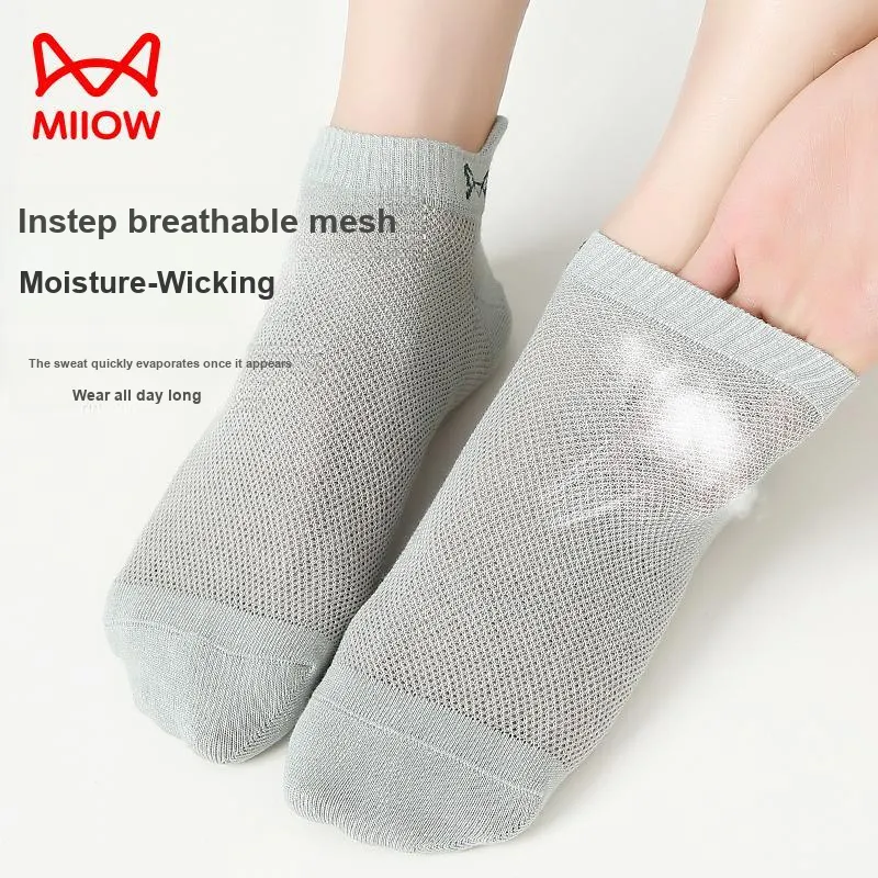 MIIOW Cool One Summer Series Ankle Socks Men's 5 Pack-13