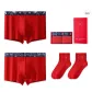2 Pack Red (Blissful Well-Being+Luck on Your Side)+2 Pack (Fortune Socks)