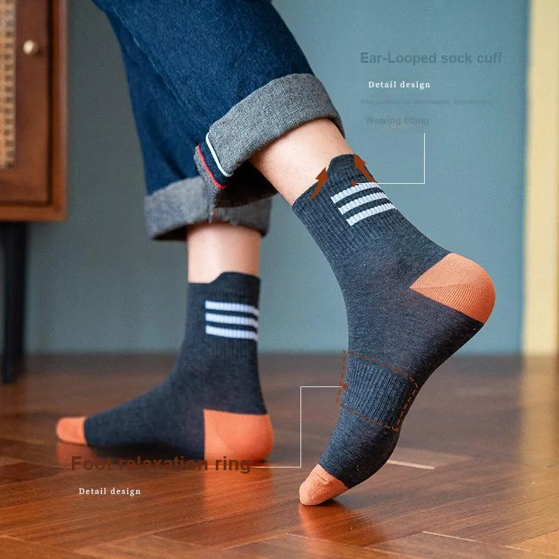 2323 Mid Calf Socks Men's 5 Pack-32