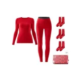 [Lucky Combination-Women's-Warm Style]Red