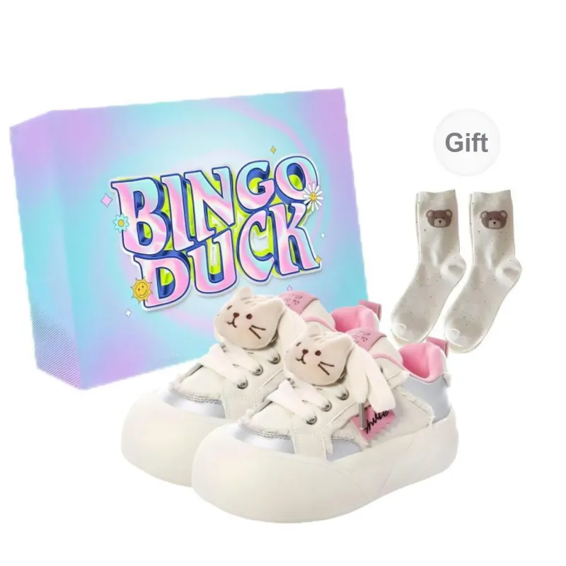 BINGO DUCK Coverage Low Top Skateboard Shoes Women's-4