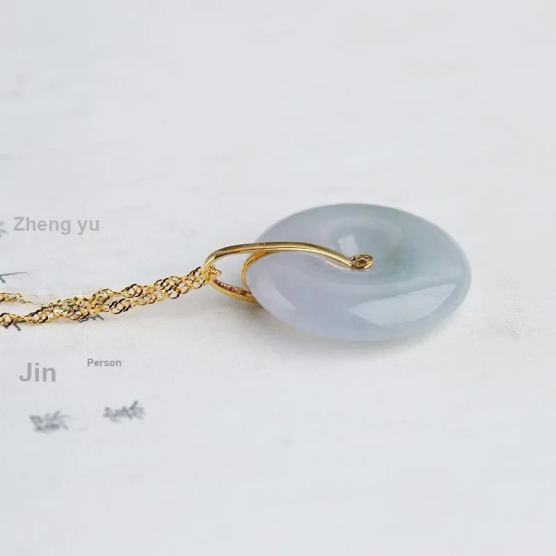 Jade Said Glutinous Jade Jadeite Pendants Women's-2