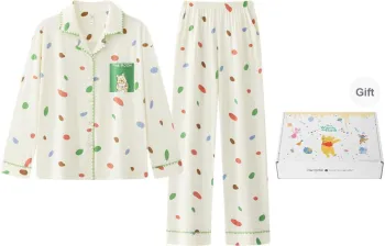 Gongdie x Disney Pajama Set Women's Gift Box Set Apricot