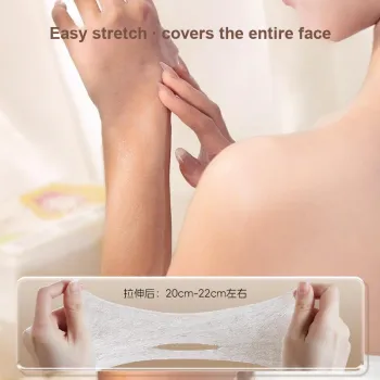 M'AYCREATE Stretchable Wet Wrap Makeup Cotton Ultra Thin Tencel With Facial Pores For Specialized Use