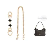Black Four-Leaf Clover[2-Piece Set]Extender Chain+Decorative Chain