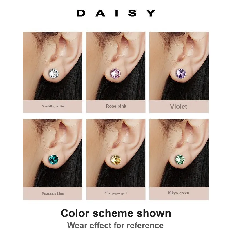 Daisy Dream Titanium Steel Stud Earrings Unisex-3