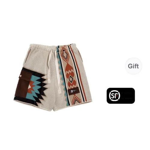 MADEN Casual Shorts Men's Diamond Multicolor