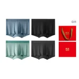 Dark Gray/Light Blue/Gray Green/Black 9866 (4 Pack)