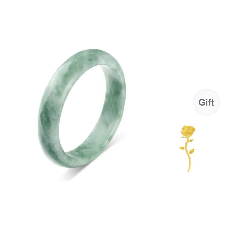 Love Jewelry Guizhou Green Jade Bangles Women's-9