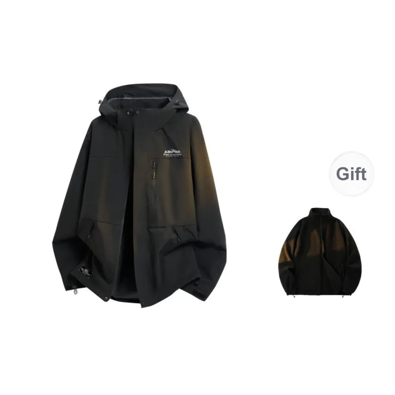 PAUL COSTELLOE Keep Warm From The Wind Windbreaker Jacket Unisex Includes Liner-15