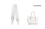 Coach Mollie 25 White Wide Strap 64cm