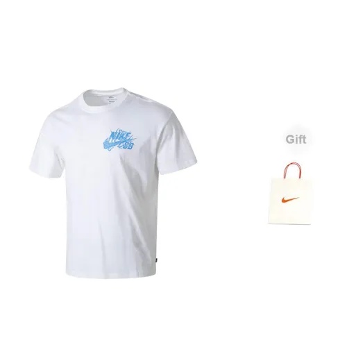 Nike T-Shirts Unisex White With Gift Bag