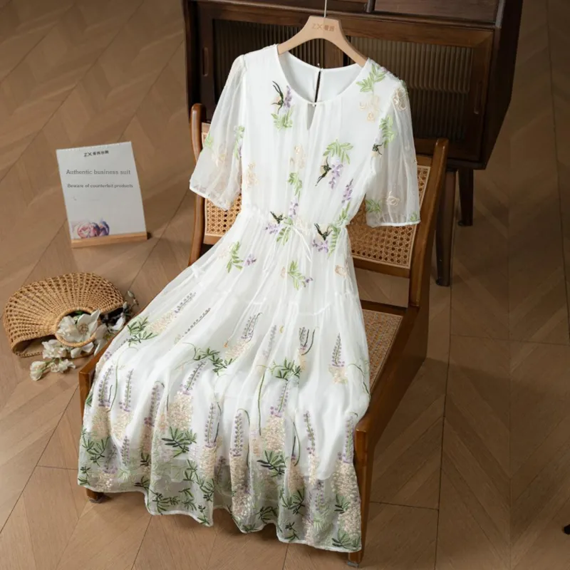 To The West Short Sleeved Dress Women's-2