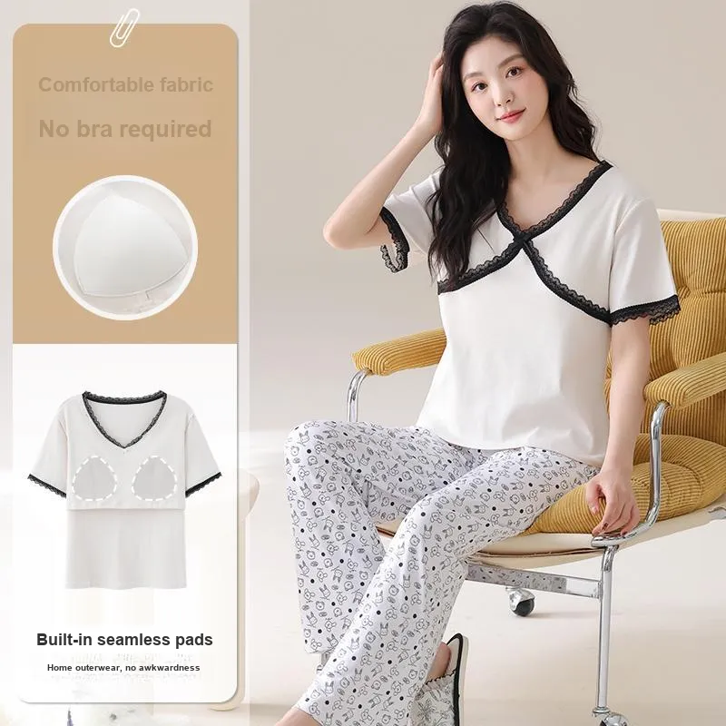 MADALLO Pajama Set Women's White-1