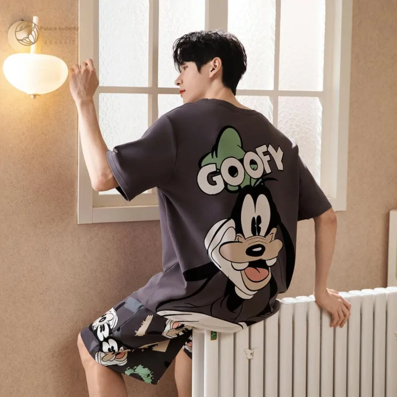 Gongdie x Disney Pajama Set Men's Gray-1